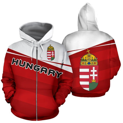Hungary Coat Of Arms Hoodie - Vivian Style - Amaze Style™-Apparel