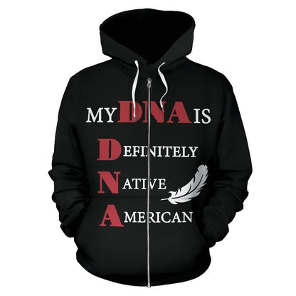 Native American All Over Hoodie - My DNA PL135 - Amaze Style™-Apparel