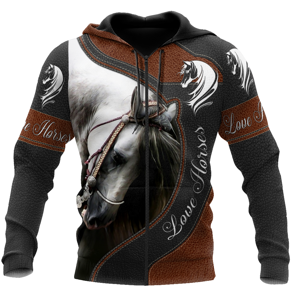Love Beautiful Horse 3D All Over Printed Shirts JJ15052002 - Amaze Style™-Apparel
