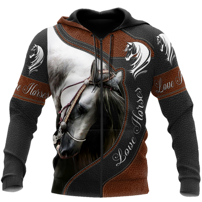 Love Beautiful Horse 3D All Over Printed Shirts JJ15052002 - Amaze Style™-Apparel