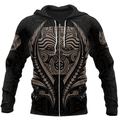 Aotearoa's Love Is Too Big In Me Hoodie Silver Fern Patterns Maori JJ241201 PL - Amaze Style™-Apparel