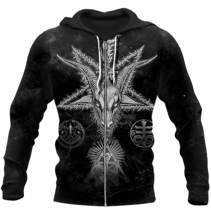 Satanic Devil 3D All Over Printed Hoodie Shirts For Men And Women MP750 - Amaze Style™-Apparel