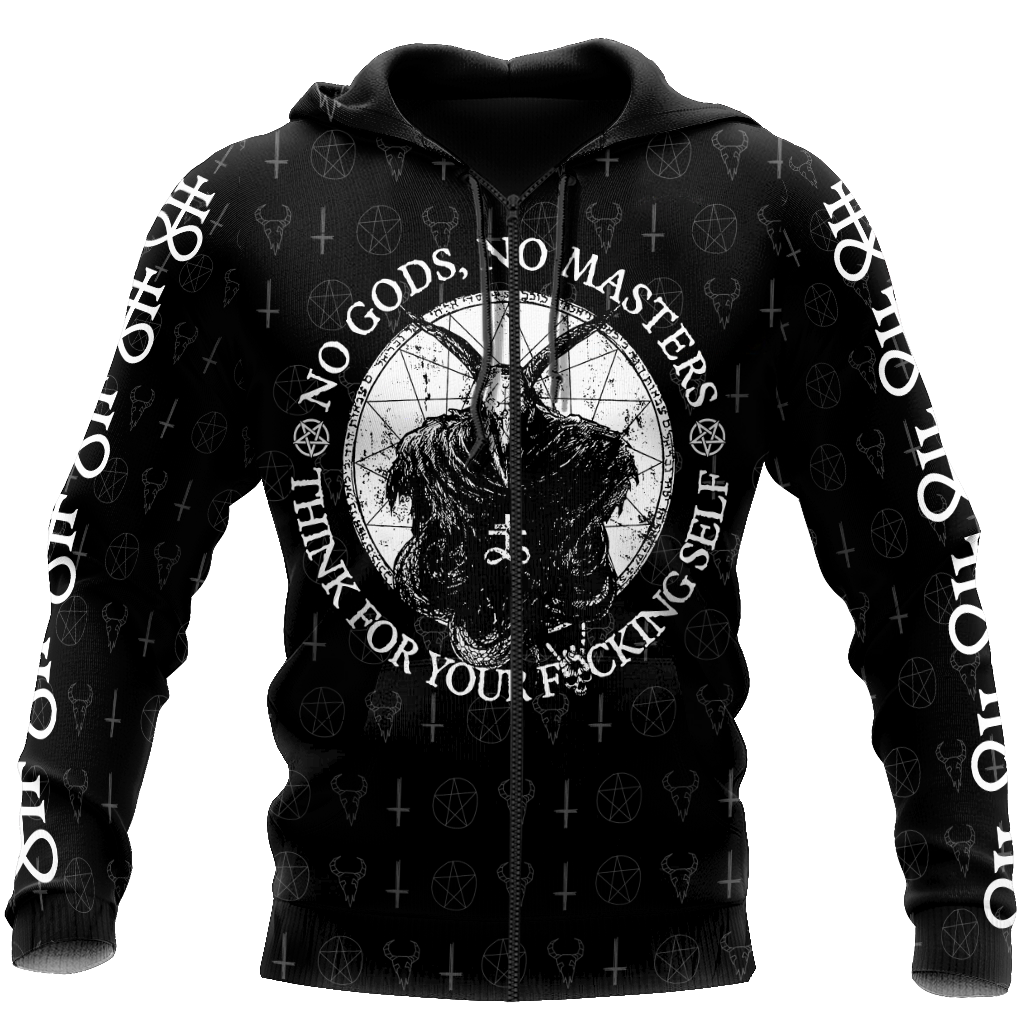 Satanic Tribal 3D All Over Printed Hoodie JJ09062003