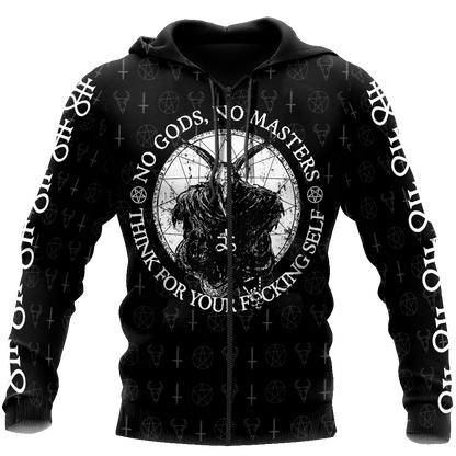 Satanic Tribal 3D All Over Printed Hoodie JJ09062003