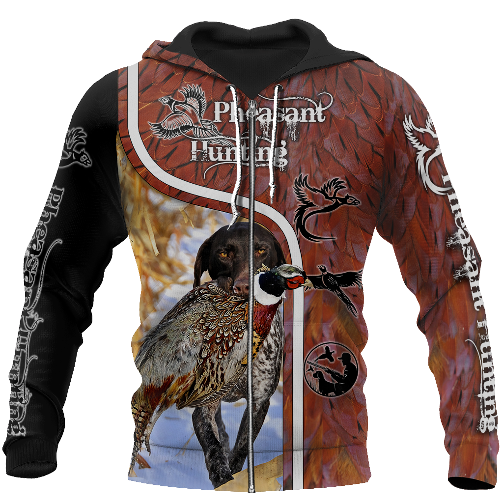 Pheasant Hunting 3D All Over Printed Shirts For Men And Women JJ100102 - Amaze Style™-Apparel