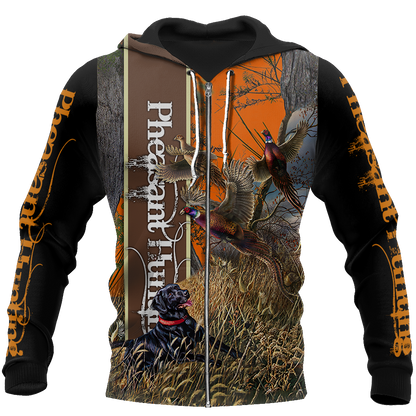 Pheasant Hunting 3D All Over Printed Shirts Hoodie For Men And Women JJ070102 - Amaze Style™-Apparel