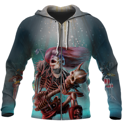 Music Is My Life And Skull Is My Love PL212 - Amaze Style™-Apparel