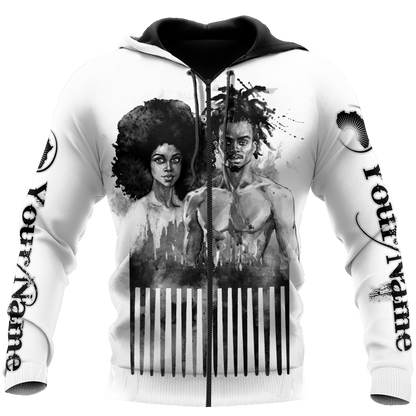 African American Persionalized Your Name 3D All Over Printed Shirts JJ20052103 KT
