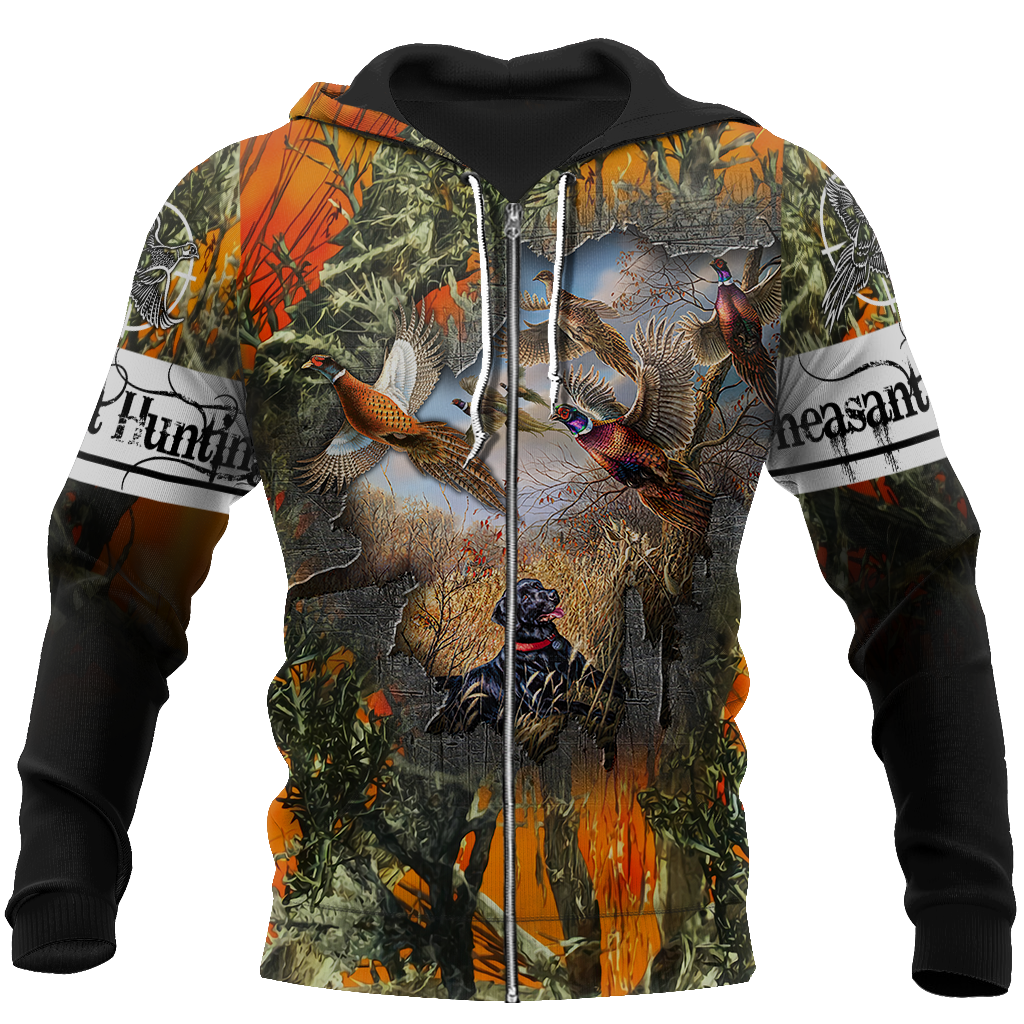 Pheasant Hunting 3D All Over Printed Shirts For Men And Women JJ170102 - Amaze Style™-Apparel