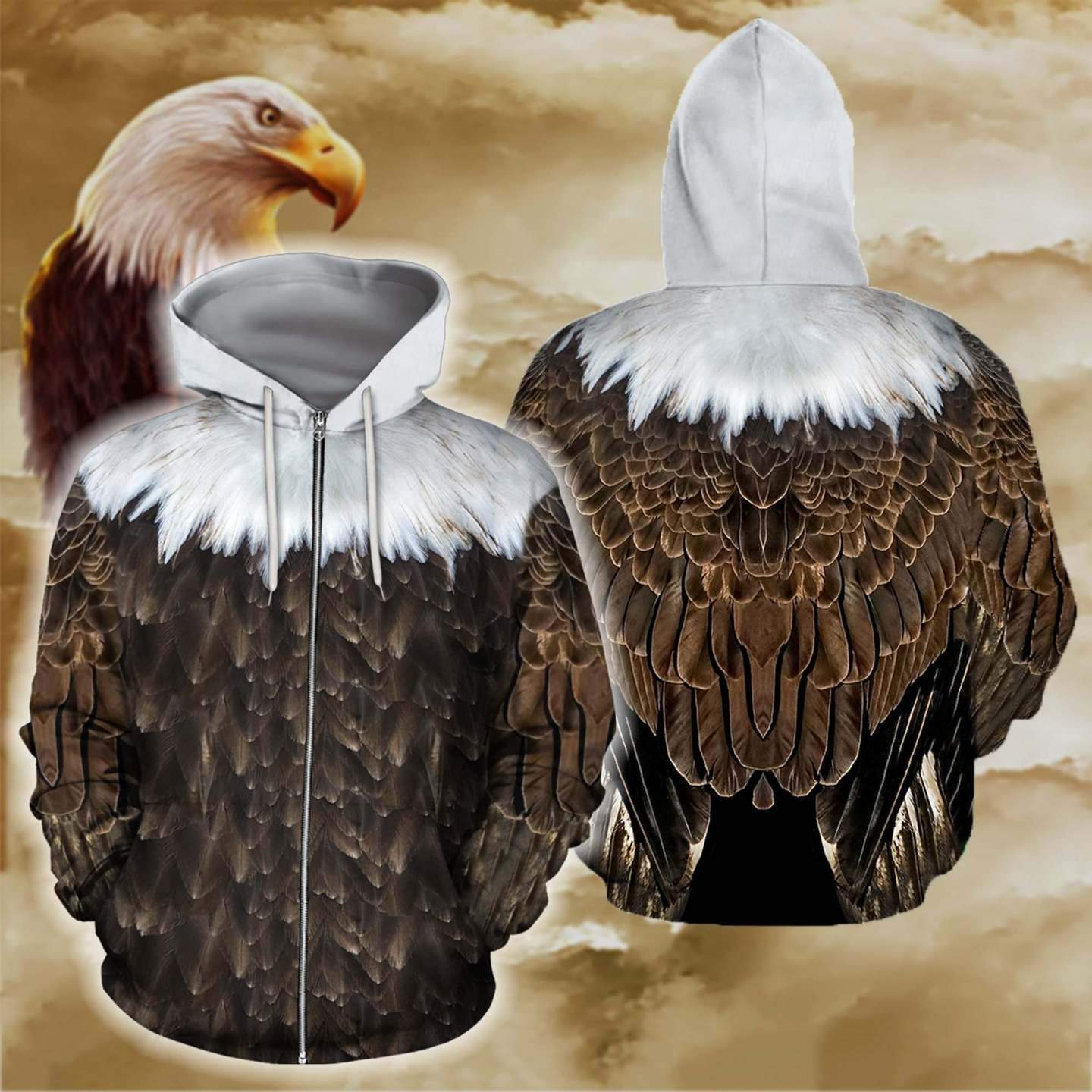 Love Eagle 3D All Over Printed Shirts For Men & Women HC1802 - Amaze Style™-Apparel