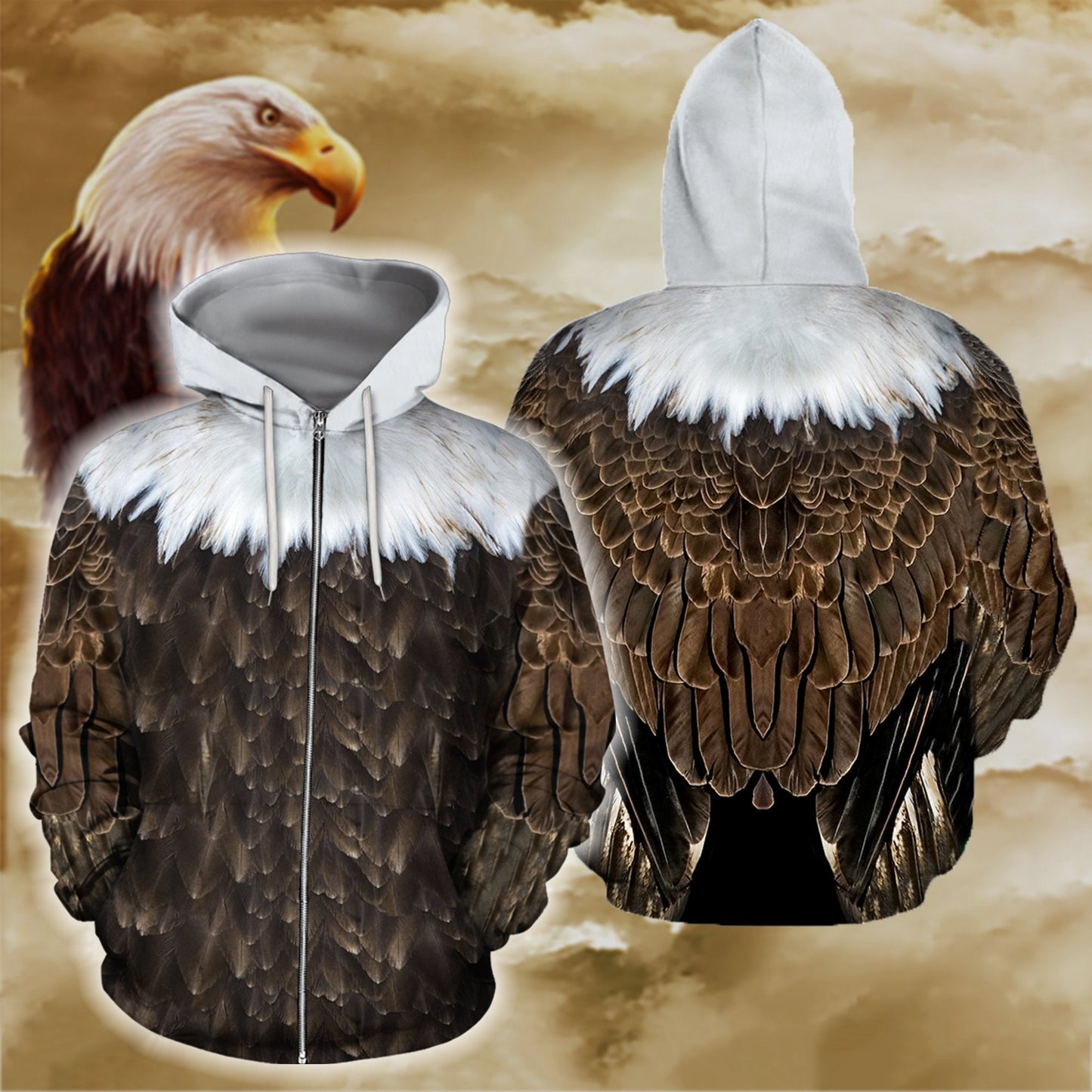 Love Eagle 3D All Over Printed Shirts For Men & Women - Amaze Style™-Apparel