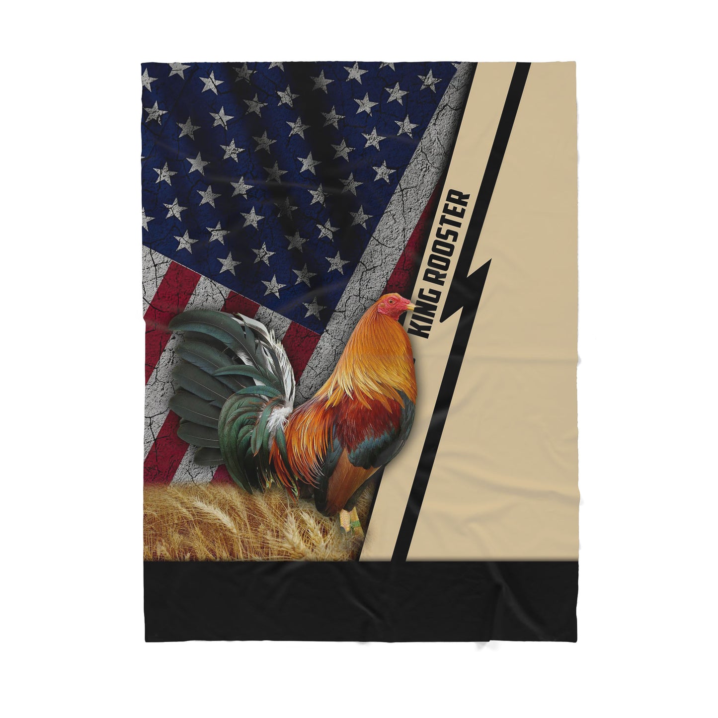 InfiniteStore 3D Printed Rooster Sherpa Blanket ML