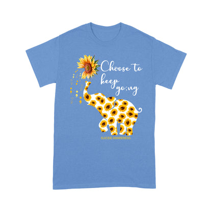 Choose To Keep Going Suicide Awareness T-shirt Special Gift