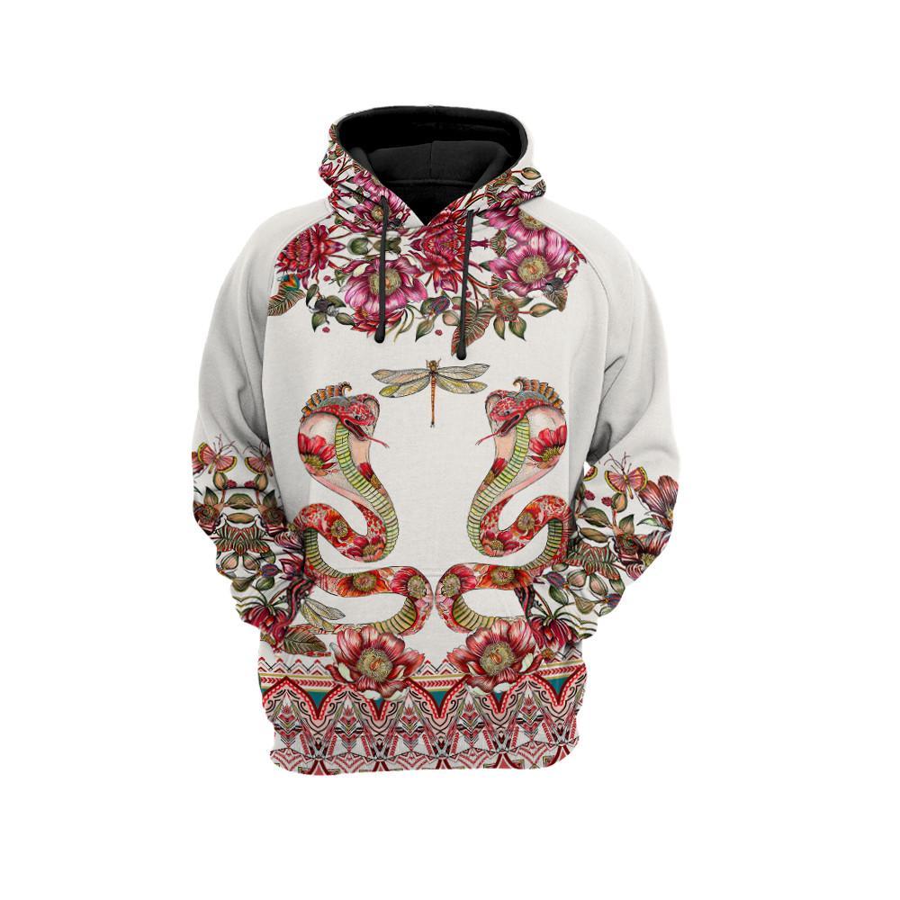 Snake Pink 3D All Over Printed Unisex Shirt