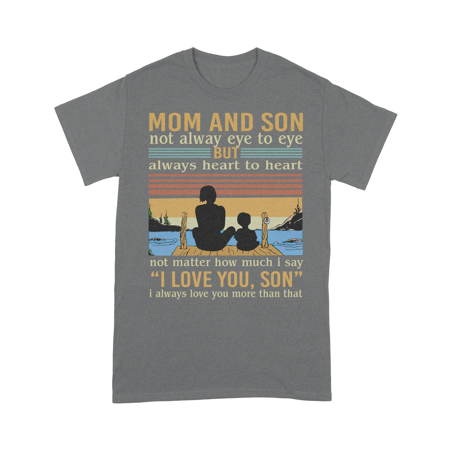 Mom And Son Not Alway Eye To Eye Standard T-shirt