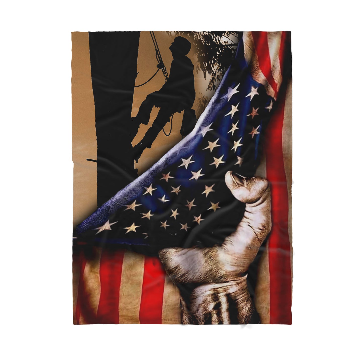 Custom Sherpa Blanket - American Arborist Blanket MEI