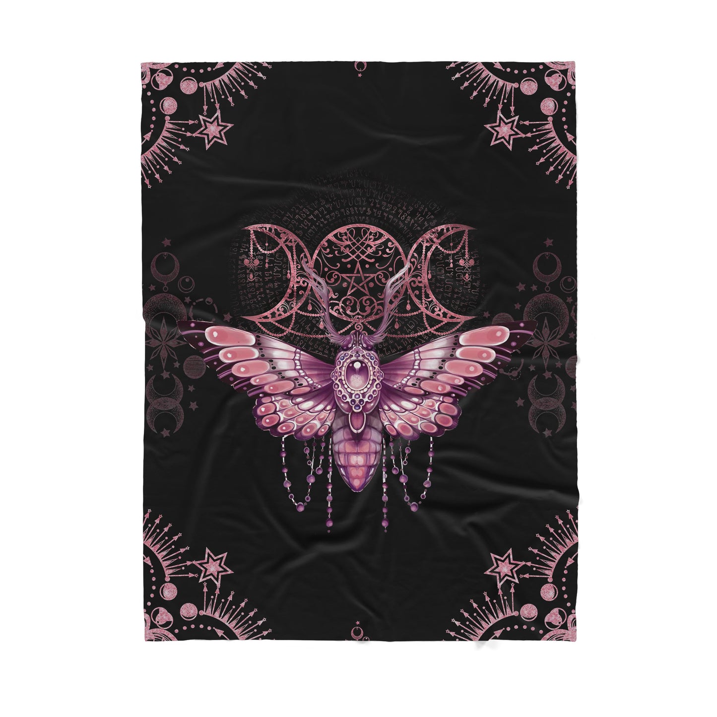 Wicca Three Gods Sherpa Blanket