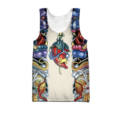 Japan Mask 3D All Over Printed Unisex Shirt