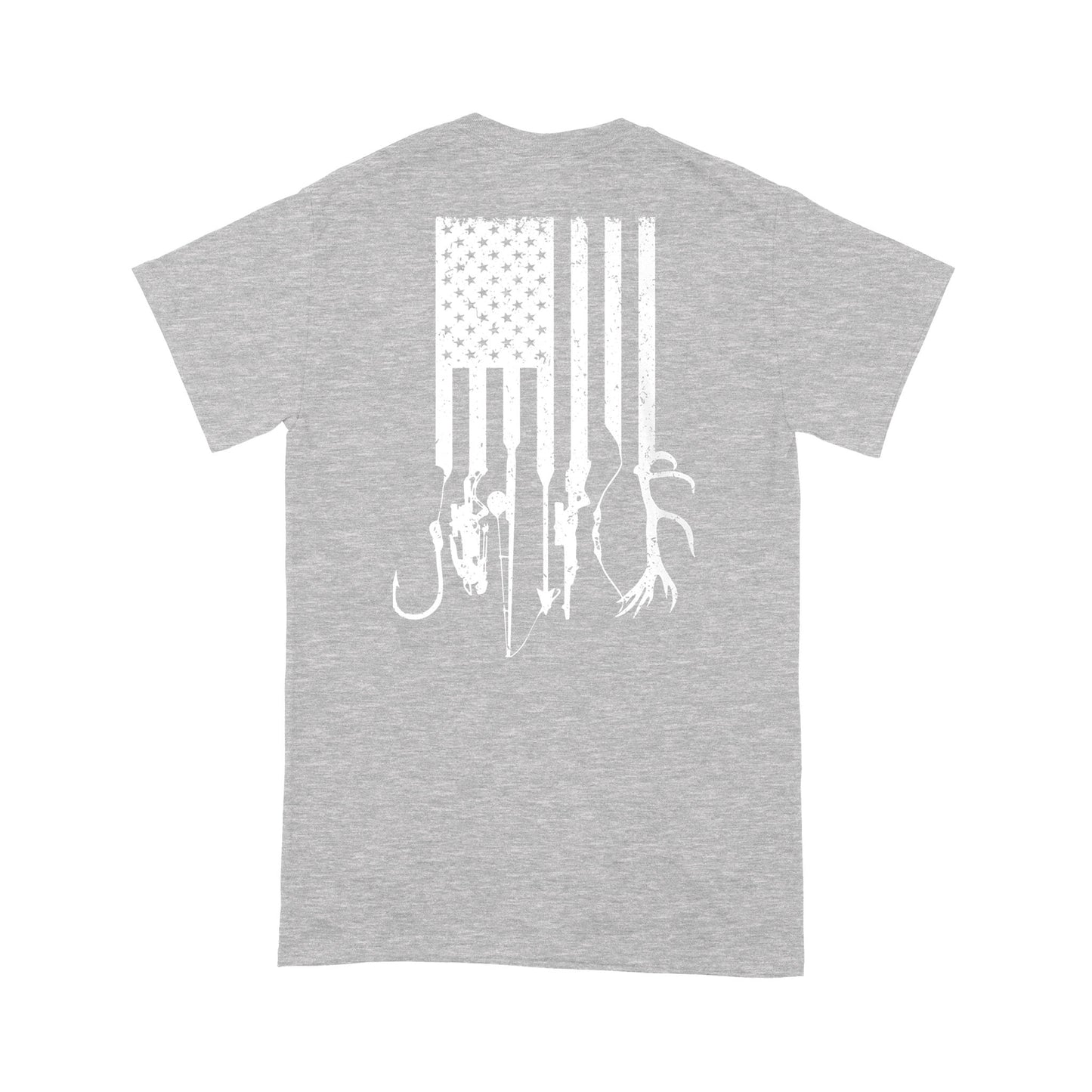 Hook Gear American Flag fishing T-shirt HC