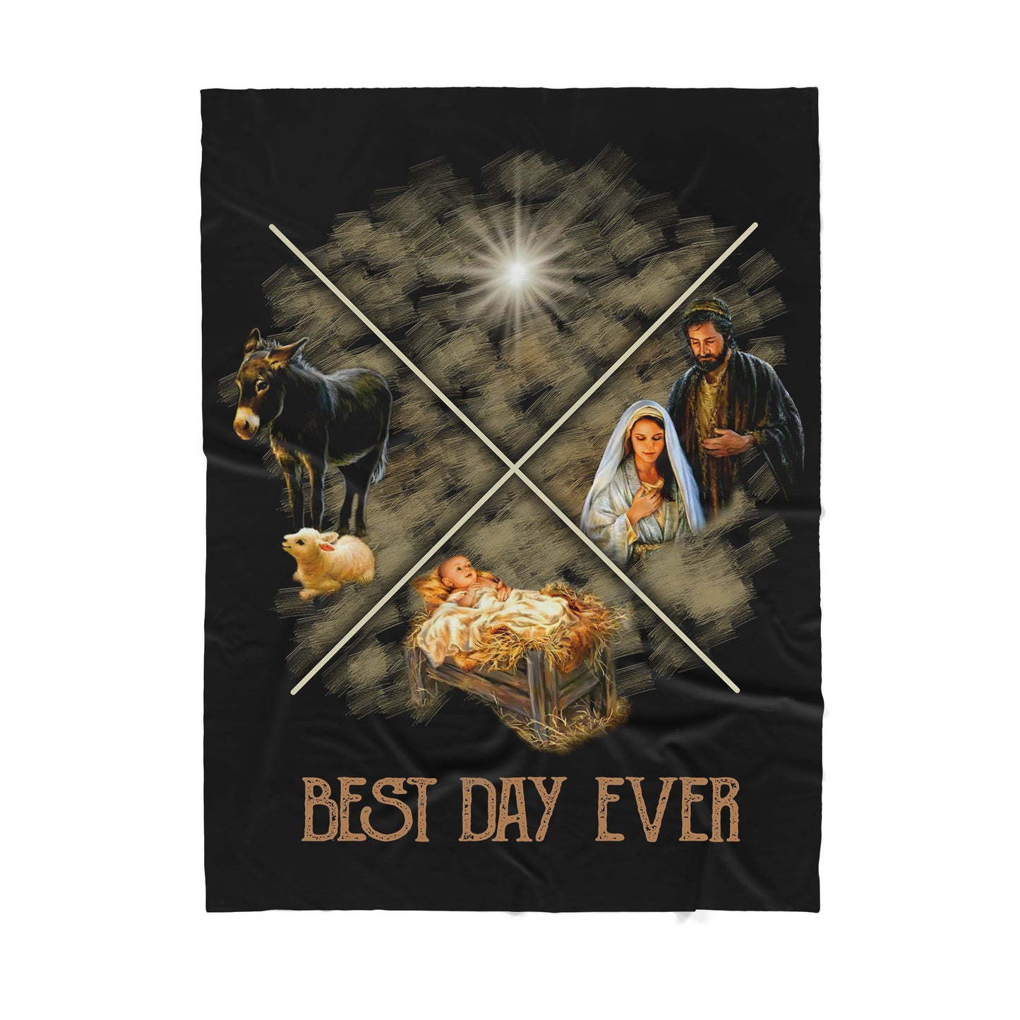 Premium Christian Jesus Best Day Ever Blanket - Best gift for Christian - sherpa blanket TT