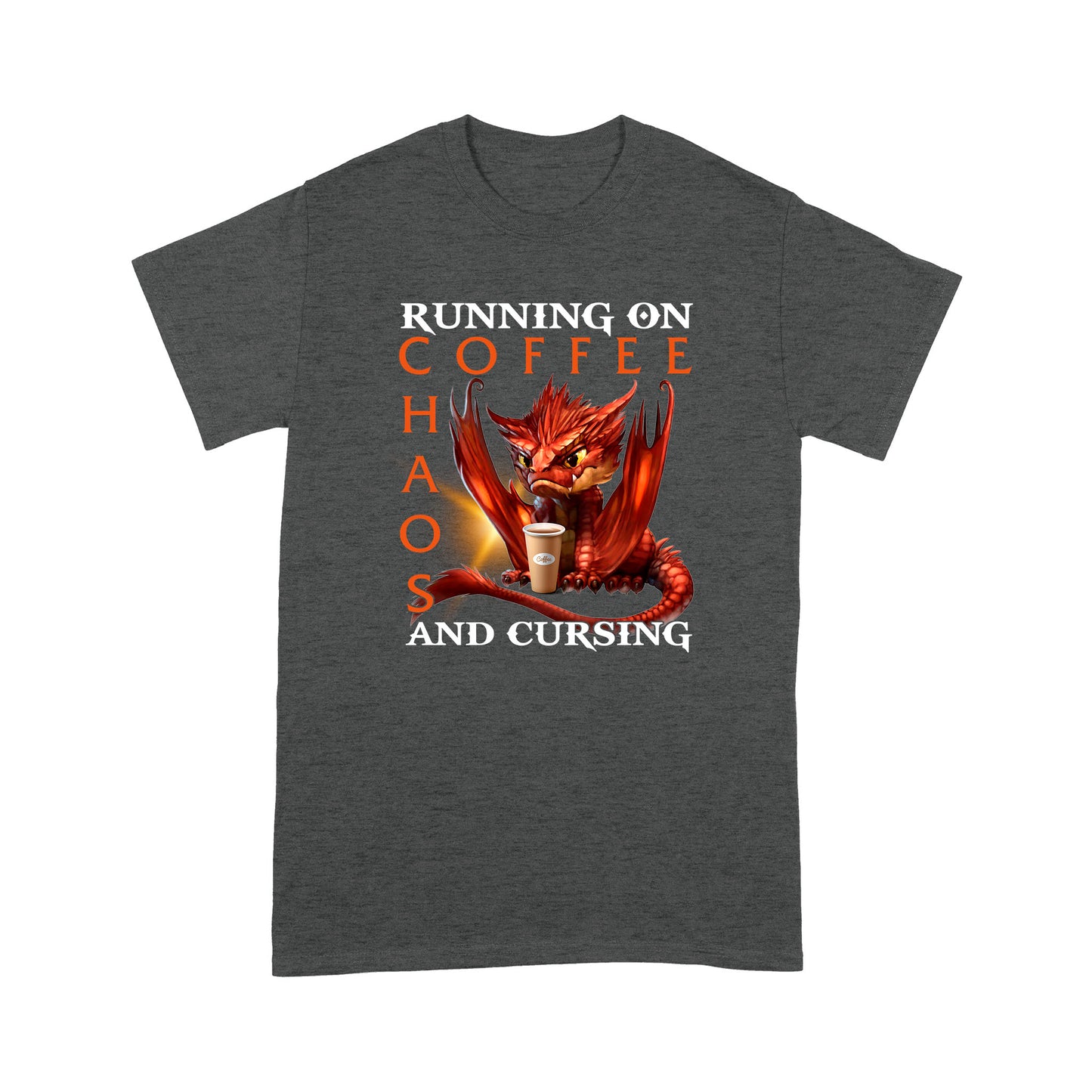 Dragon Running On Coffee Standard T-shirt HG