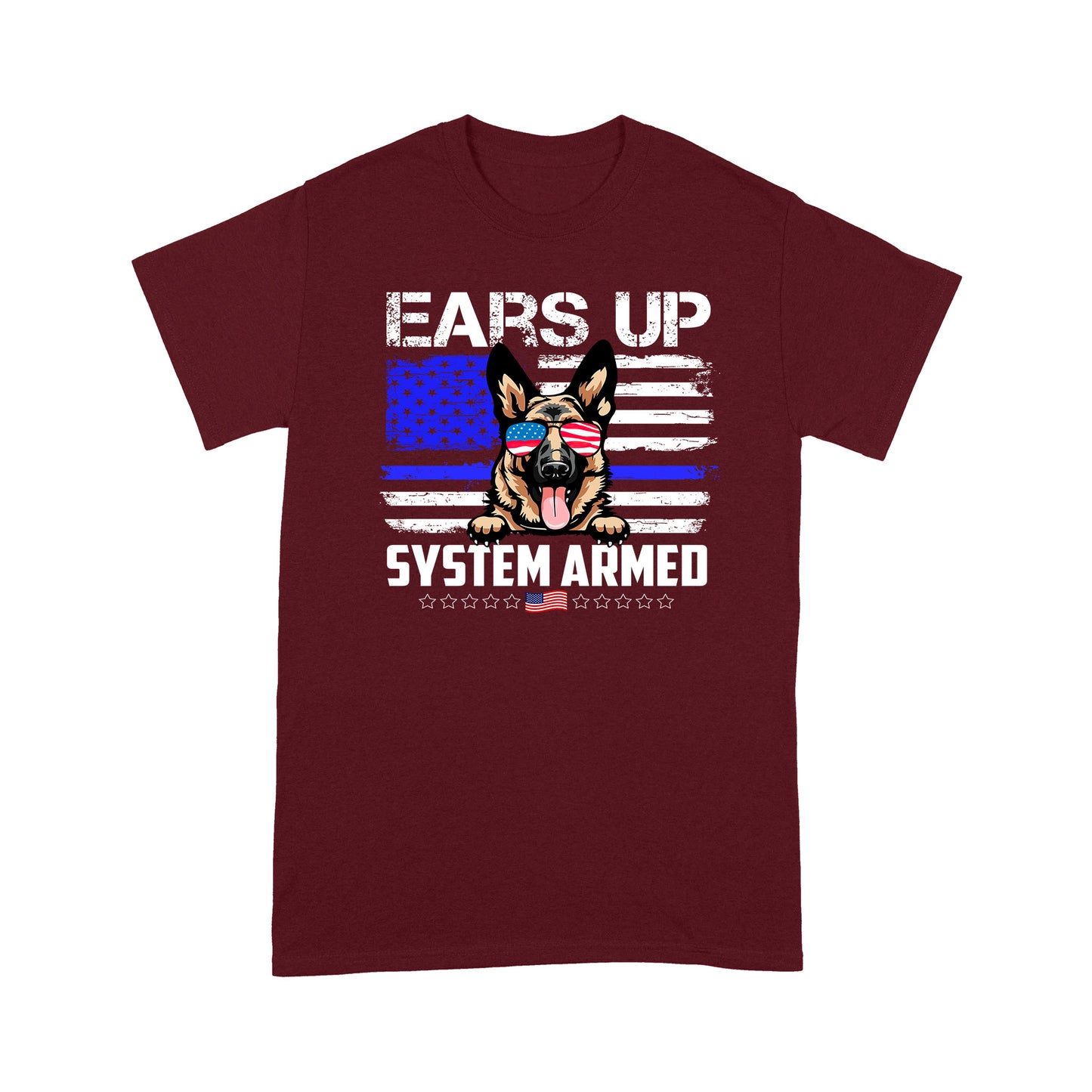 Ears Up System Armed K9 Dog Special Gift For Policeman