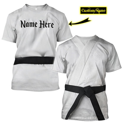 Custom Name Karate 3D All Over Printed Unisex Shirt
