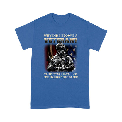 Why Did I Become A Veteran Standard T-shirt TA