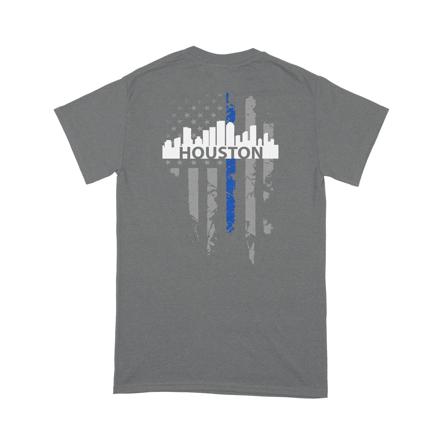 Thin Blue Line T-shirt Special Gift For Policeman Houston Shirt