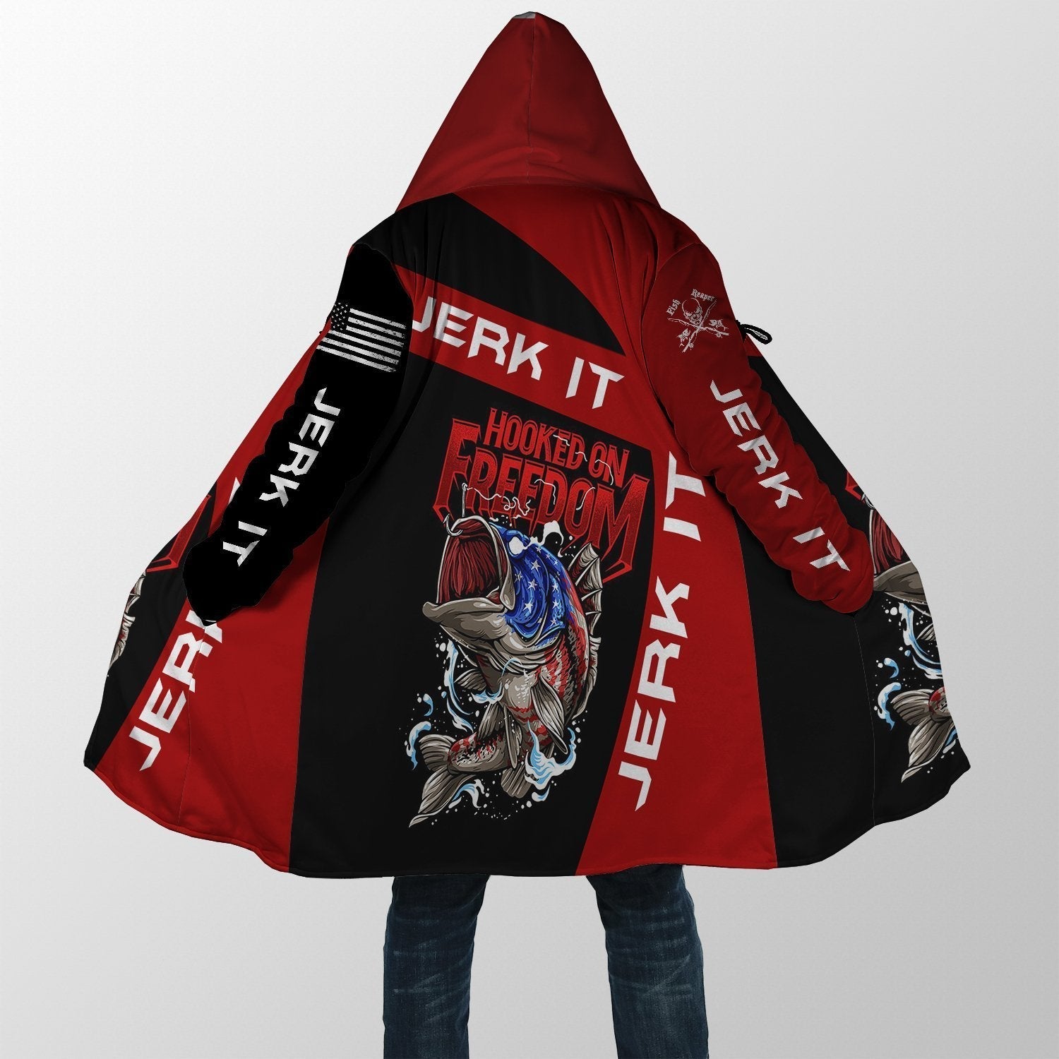 Fishing hooked on freedom Coat HC4205 - Amaze Style™-Apparel