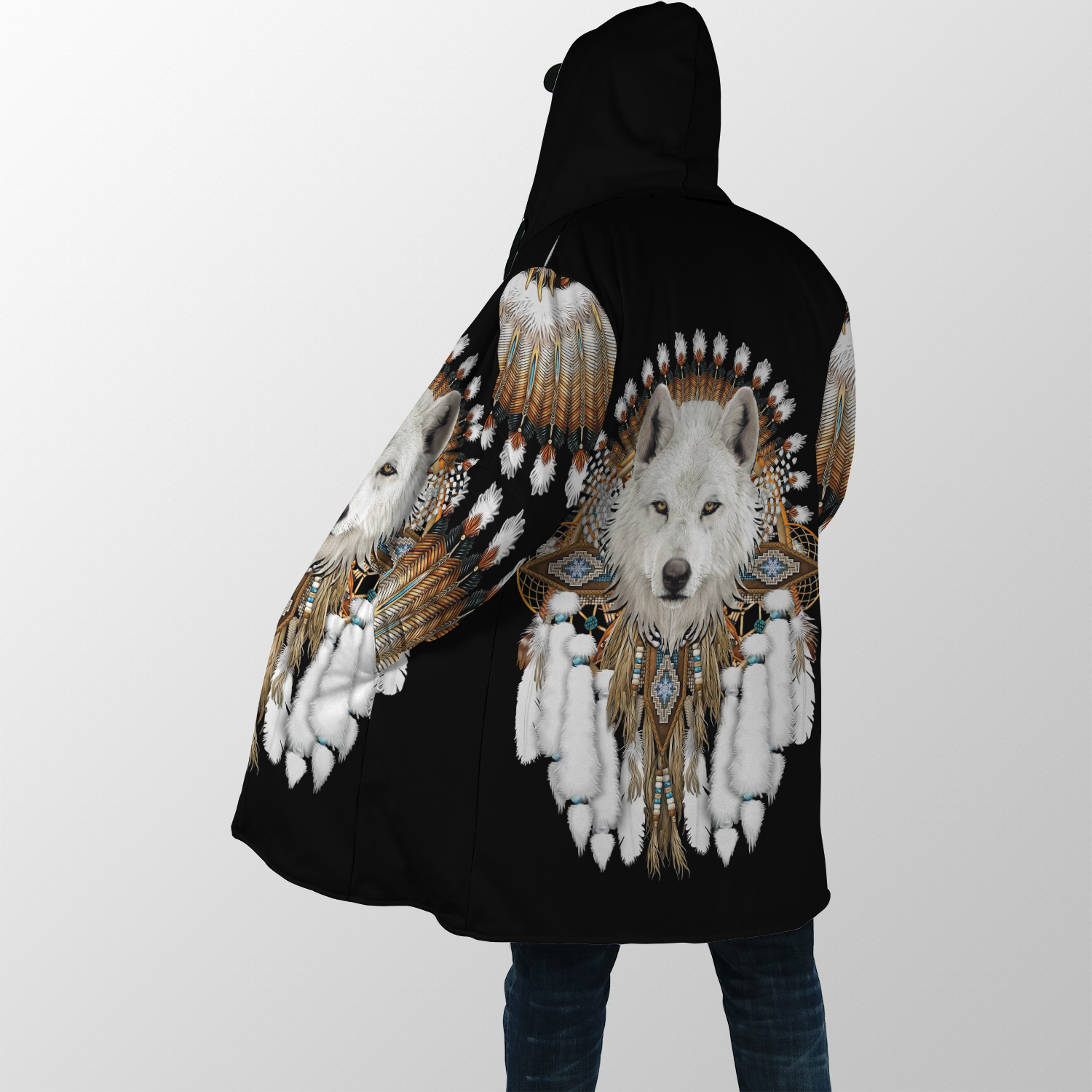 Native American Wolf 3D All Over Printed Shirts MP18052002 - Amaze Style™-Apparel