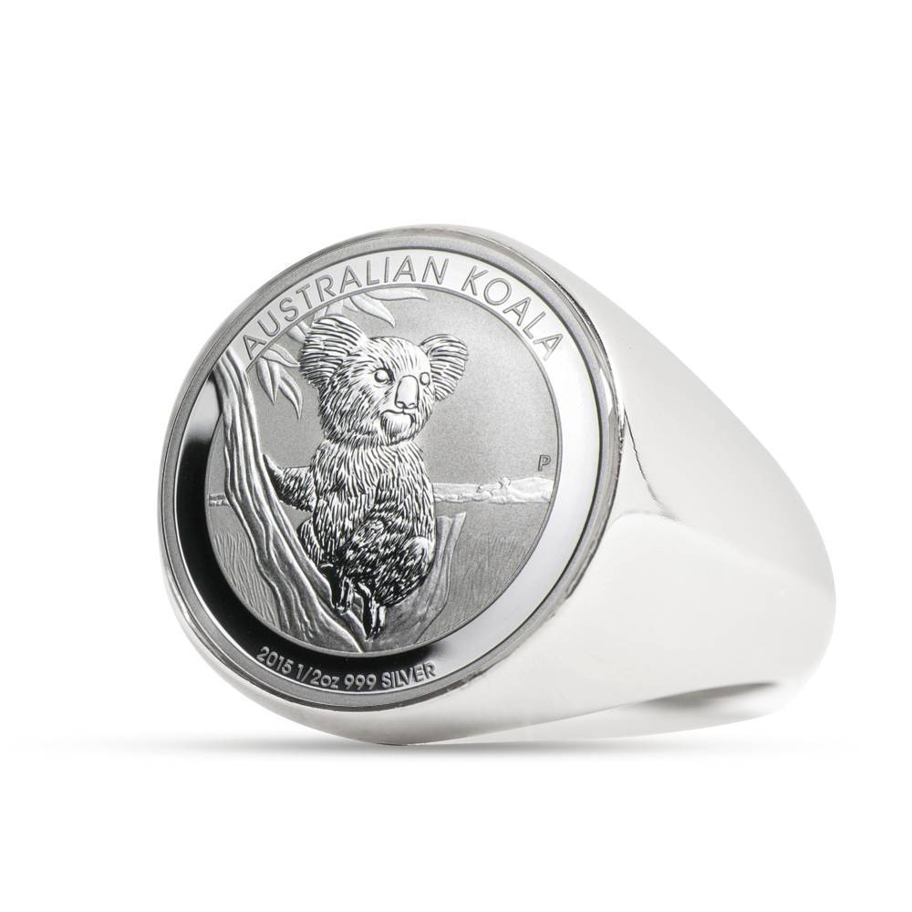 Koala Coin Ring Australia 08 K5 - Amaze Style™-RINGS