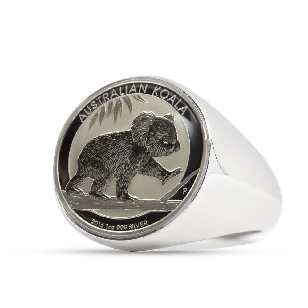 Koala Coin Ring Australia 02 K5 - Amaze Style™-RINGS