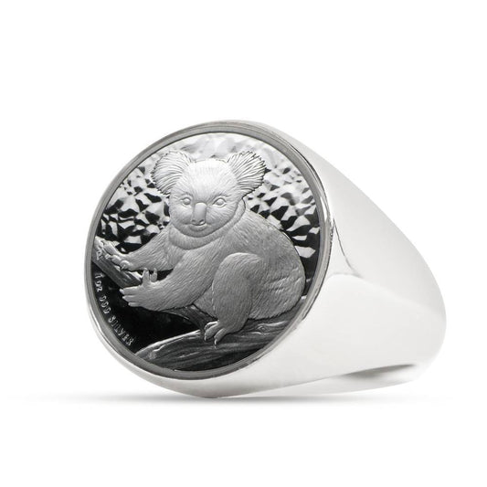 Koala Coin Ring Australia 09 K5 - Amaze Style™-RINGS