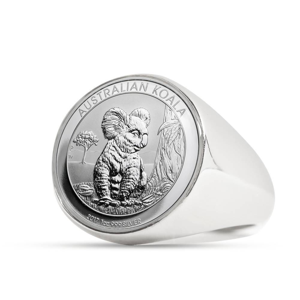Koala Coin Ring Australia 06 K5 - Amaze Style™-RINGS