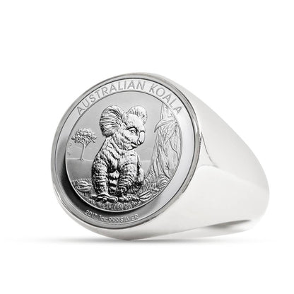 Koala Coin Ring Australia 06 K5 - Amaze Style™-RINGS