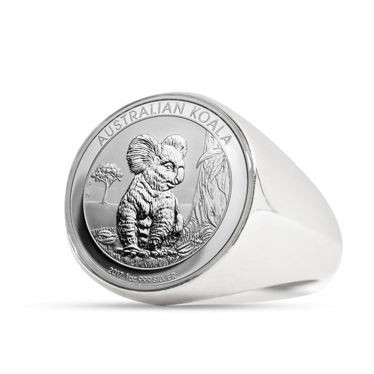 Koala Coin Ring Australia 06 K5 - Amaze Style™-RINGS