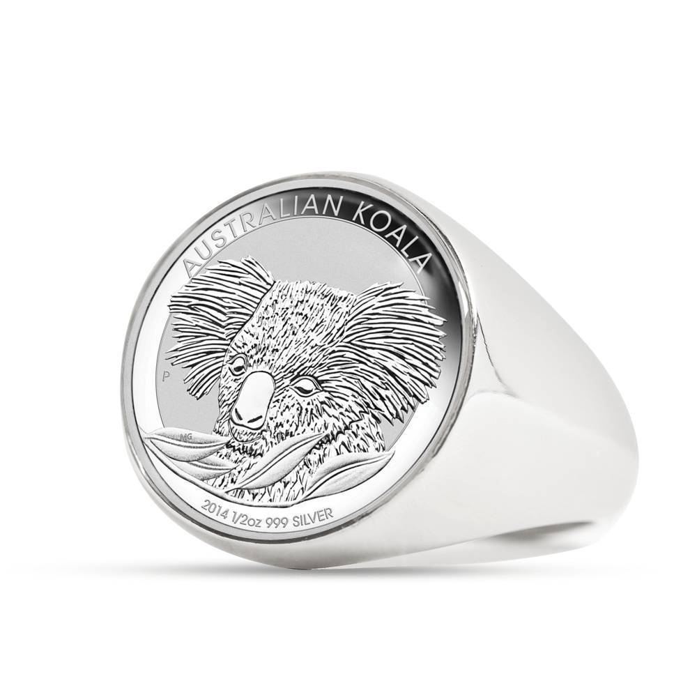 Koala Coin Ring Australia 04 K5 - Amaze Style™-RINGS
