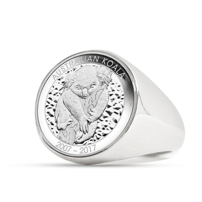 Koala Coin Ring Australia 03 K5 - Amaze Style™-RINGS
