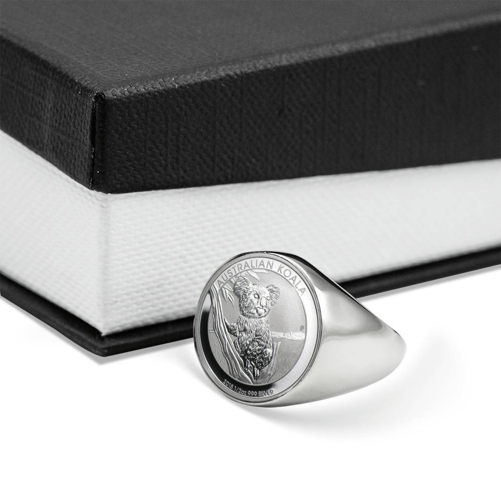 Koala Coin Ring Australia 08 K5 - Amaze Style™-RINGS