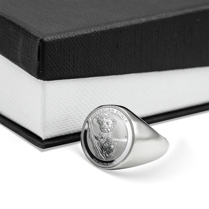Koala Coin Ring Australia 08 K5 - Amaze Style™-RINGS