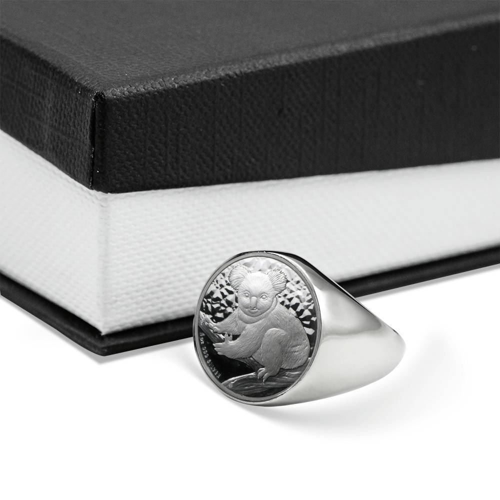 Koala Coin Ring Australia 09 K5 - Amaze Style™-RINGS