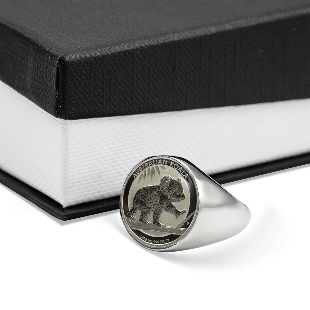 Koala Coin Ring Australia 02 K5 - Amaze Style™-RINGS