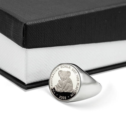 Koala Coin Ring Australia 07 K5 - Amaze Style™-RINGS