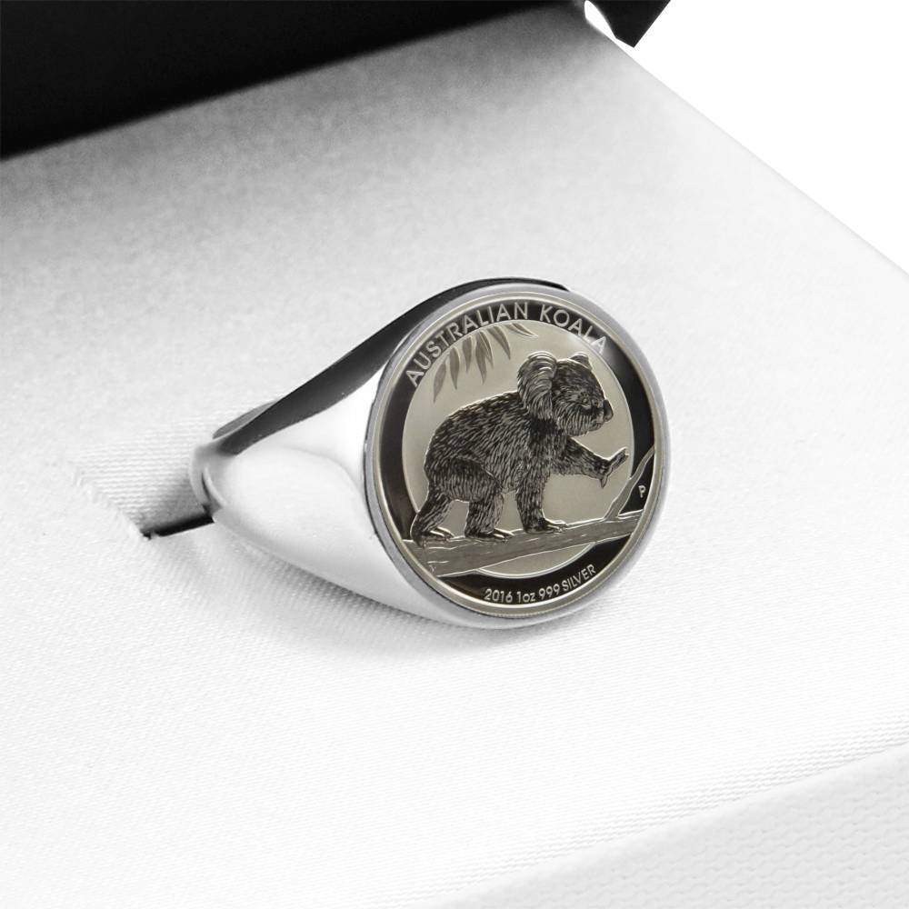 Koala Coin Ring Australia 02 K5 - Amaze Style™-RINGS