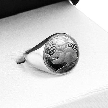 Koala Coin Ring Australia 09 K5 - Amaze Style™-RINGS
