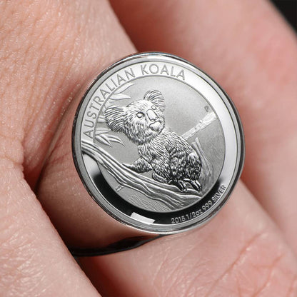 Koala Coin Ring Australia 08 K5 - Amaze Style™-RINGS