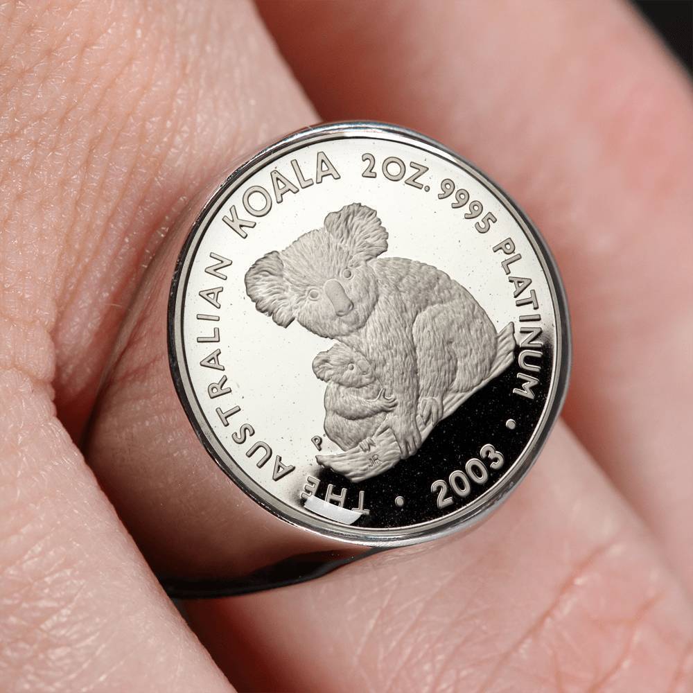 Koala Coin Ring Australia 07 K5 - Amaze Style™-RINGS