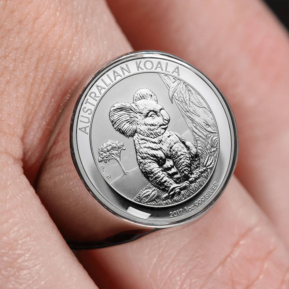 Koala Coin Ring Australia 06 K5 - Amaze Style™-RINGS