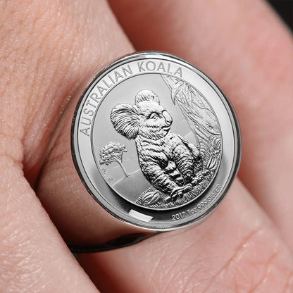 Koala Coin Ring Australia 06 K5 - Amaze Style™-RINGS